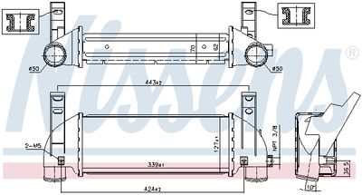 INTERCOOLER COMPRESOR NISSENS 96219 5