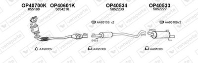 SISTEM DE ESAPAMENT VENEPORTE 400305