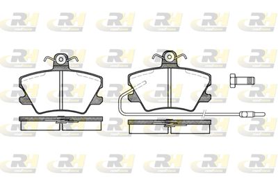 Комплект тормозных колодок, дисковый тормоз ROADHOUSE 2241.02 для ALPINE V6
