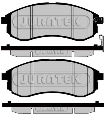 Комплект тормозных колодок, дисковый тормоз JURATEK JCP1702 для MITSUBISHI L200
