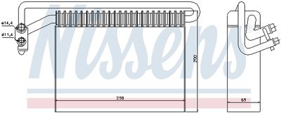 EVAPORATOR AER CONDITIONAT NISSENS 92177 7