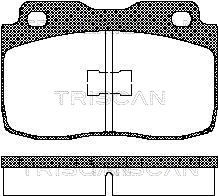 TRISCAN 8110 15130 Тормозные колодки и сигнализаторы  для FIAT 147 (Фиат 147)