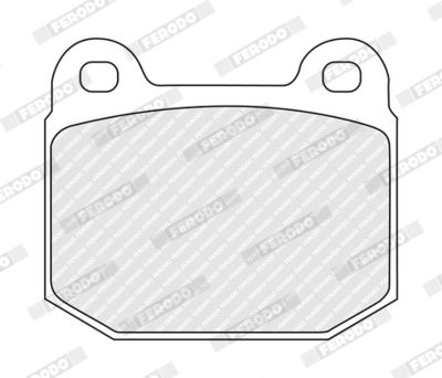 Brake Pad Set, disc brake FDB1282