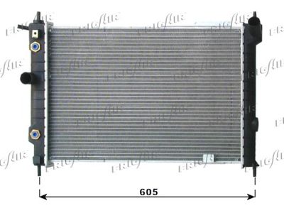 FRIGAIR 0107.3057 Радиатор охлаждения двигателя для OPEL ASTRA F Кабриолет (T92)