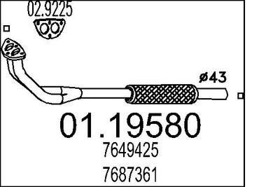 RACORD EVACUARE MTS 0119580