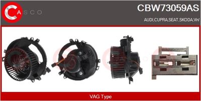 VENTILATOR HABITACLU CASCO CBW73059AS