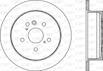 OPEN PARTS BDA2172.10 Тормозные диски  для TOYOTA NOAH/VOXY (Тойота Ноах/воx)