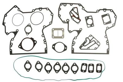 Complete set motorpakkingen past: JOHN DEERE 165, 200 C LC, 200 LC, 230 C LC, 230 LC, 270 C LC, 360DC, 360DG, 430, 460DC, 460DG, 4995, 530, 540G II, 540G III, 544K, 548G II, 548G III, 624E
