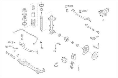 SUSPENSIE ROATA DELPHI OEBMW000003817F