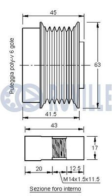 SISTEM ROATA LIBERA GENERATOR RUVILLE 542254 1