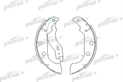 Комплект тормозных колодок PATRON PSP268 для PEUGEOT 306