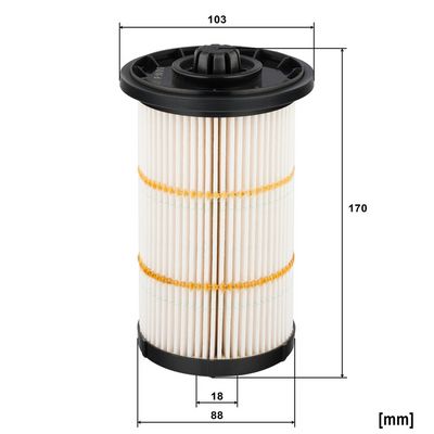 Filtru combustibil MANN-FILTER P 10 010