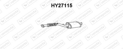 Предглушитель выхлопных газов VENEPORTE HY27115 для HYUNDAI MATRIX