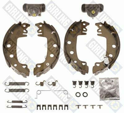 Комплект тормозных колодок GIRLING 5210033 для RENAULT 17