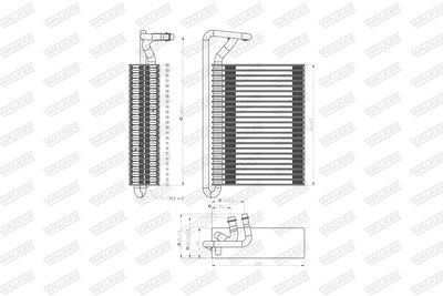 VERDAMPFER KLIMAANLAGE WALKER WEV00022 7