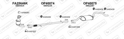 ABGASANLAGE VENEPORTE 400512