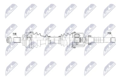 полуоска NTY NPW-PE-156