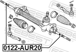 Inner Tie Rod 0122-AUR20