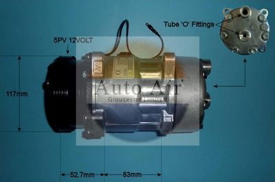 Compressor, air conditioning Auto Air Gloucester 14-7882P