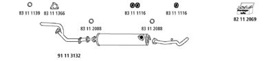 SISTEM DE ESAPAMENT HJS VW1424