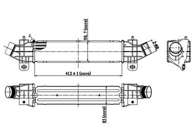 Интеркулер HART 607 883