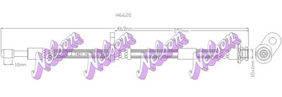 Тормозной шланг KAWE H6620 для NISSAN PIXO