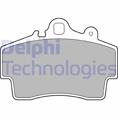 Комплект тормозных колодок, дисковый тормоз DELPHI LP1411 для PORSCHE CAYMAN