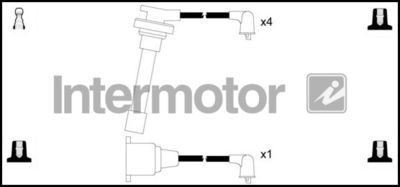 Комплект проводов зажигания INTERMOTOR 73728 для HONDA PRELUDE