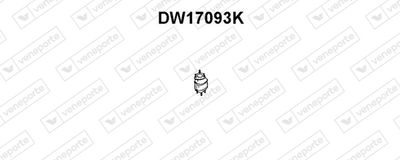 Катализатор VENEPORTE DW17093K для DAEWOO KALOS