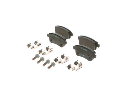 Remblokken set Achter (met bouten), past: RENAULT ARKANA I, CLIO V, FLUENCE, GRAND SCENIC III, MEGANE, MEGANE III, MEGANE IV, SCENIC III, ZOE 1.0-Electric 11.08-