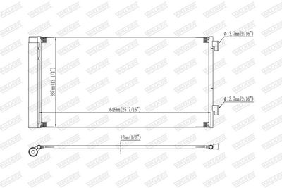 KONDENSATOR KLIMAANLAGE WALKER WCD00378 6