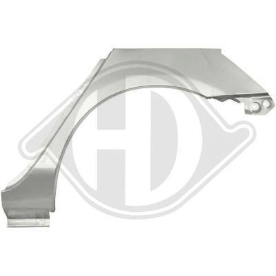 DIEDERICHS 9922131 Подкрылок  для MAZDA 3 седан (BK) 1.6 DI Turbo (BK12Y)