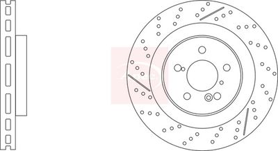 APEC Brake Disc DSK3346