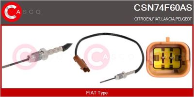 SENZOR TEMPERATURA GAZE EVACUARE