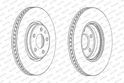BREMSSCHEIBE FERODO DDF1996C1 1