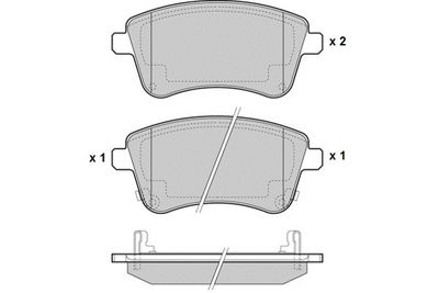 E.T.F. 12-1486 Тормозные колодки и сигнализаторы для KIA VENGA (YN) 1.4 CRDi 75 E.T.F. 12-1486 Тормозные колодки и сигнализаторы для KIA VENGA (YN) 1.4 CRDi 75