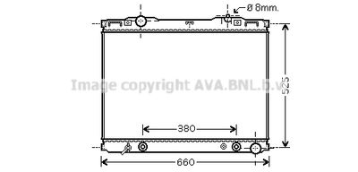 Радиатор, охлаждение двигателя AVA QUALITY COOLING KAA2139 для KIA SORENTO