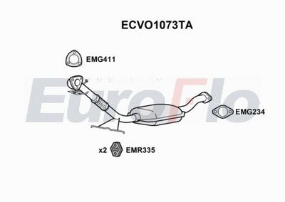 Katalizator EUROFLO 8603084