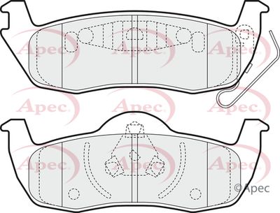 Brake Pad Set APEC PAD1472