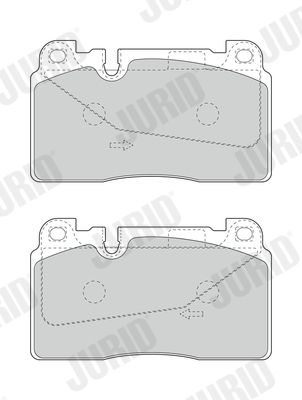 Brake Pad Set, disc brake 573688J