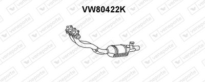 VENEPORTE VW80422K Катализатор для VW PASSAT B3/B4 Variant (3A5, 35I)