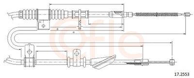 CABLU FRANA DE PARCARE