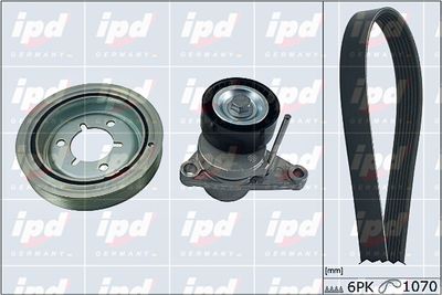 IPD 20-1870 Шкив коленвала  для PEUGEOT 307 SW (3H) 1.6 16V