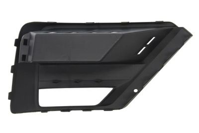 Voorbumper afdekking Voor Links (Bodem, met mistlampgaten, plastic, zwart, certificaat THATCHAM) past: VW CRAFTER II 09.16-