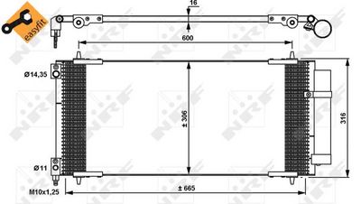 CONDENSATOR CLIMATIZARE NRF 35905 5