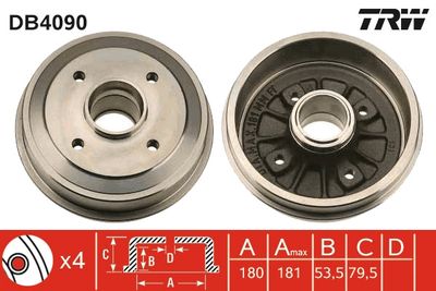 TAMBUR FRANA TRW DB4090