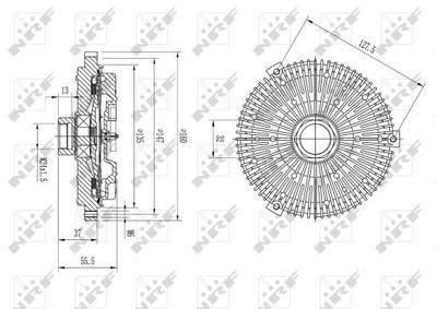 Clutch, radiator fan 49631