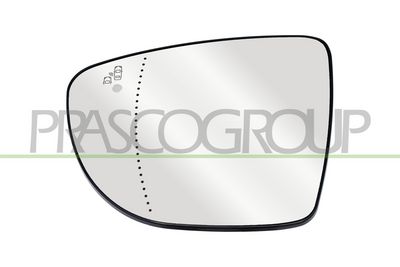 стъкло на огледало, външно огледало PRASCO RN7027524