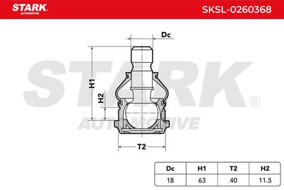 Шарнири STARK SKSL-0260368