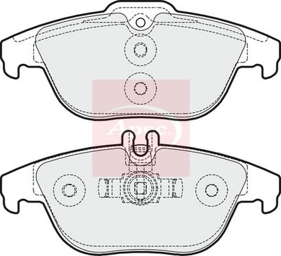 APEC Brake Pad Set, disc brake PAD1619
